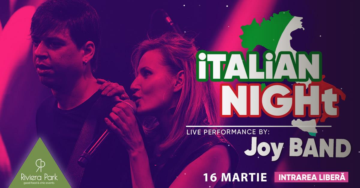 Concerte Italian Night #live /w JOY Band @Riviera Park, 1, riviera-park.ro