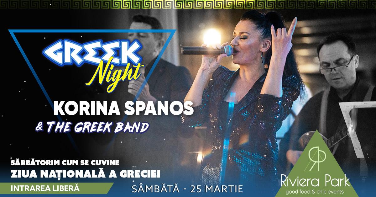 Concerte Korina Spanos & Band | Greek Night | SÄƒrbÄƒtorim Ziua NaÈ›ionalÄƒ a Greciei[SOLD-OUT], 1, riviera-park.ro